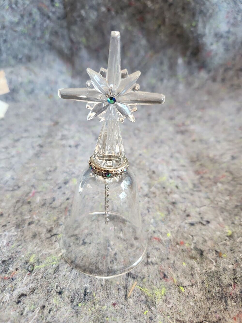 Annual Christmas Bell Lenox Crystal Bell of Peace Original Package 2002